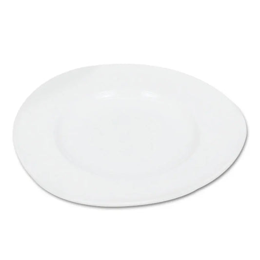 main course white ceramic plate for kitchen wholesale plate ceramic white dishes white round ceramic plate