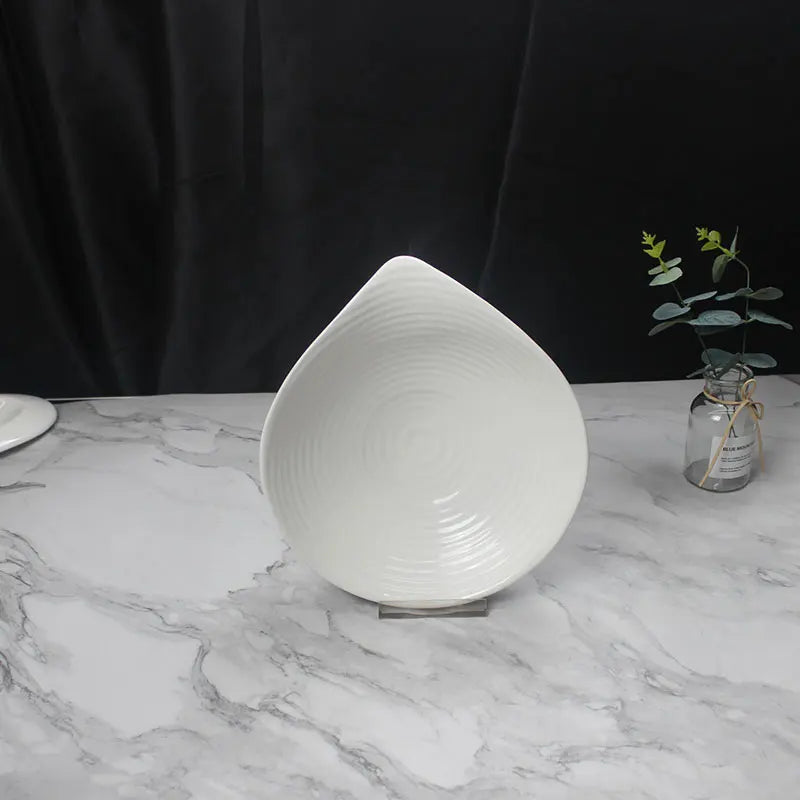 Wedding Event 8 10 12 Inch Dises and Plates Cheap Price White Ceramic Plate for Restaurant