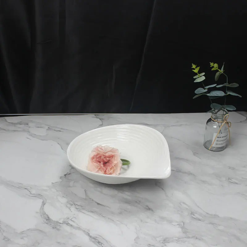 Wedding Event 8 10 12 Inch Dises and Plates Cheap Price White Ceramic Plate for Restaurant