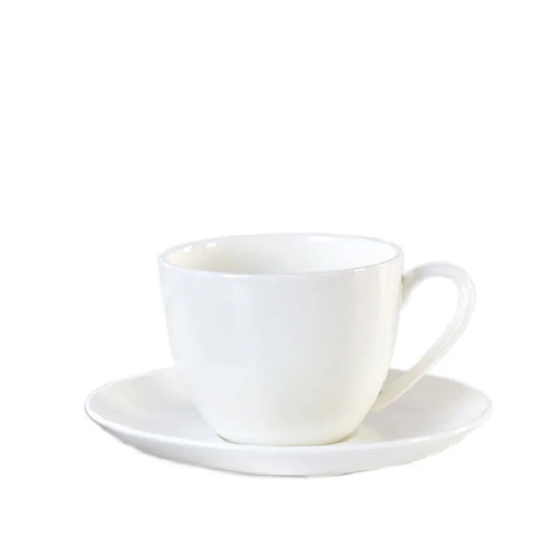 Modern Design Bone China Cup Set 200ml/220ml Fine Porcelain Tea & Coffee Mugs with Lids for Giveaways