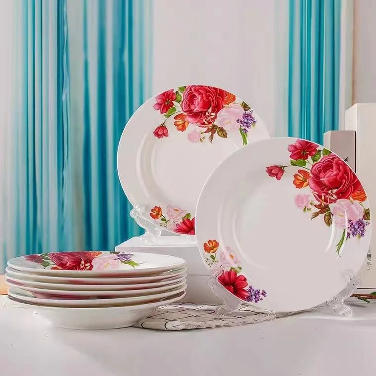 Made in China hot sell 7-12 inch customized logo dinner ceramic plates dishes plate ceramic dishes & Plates