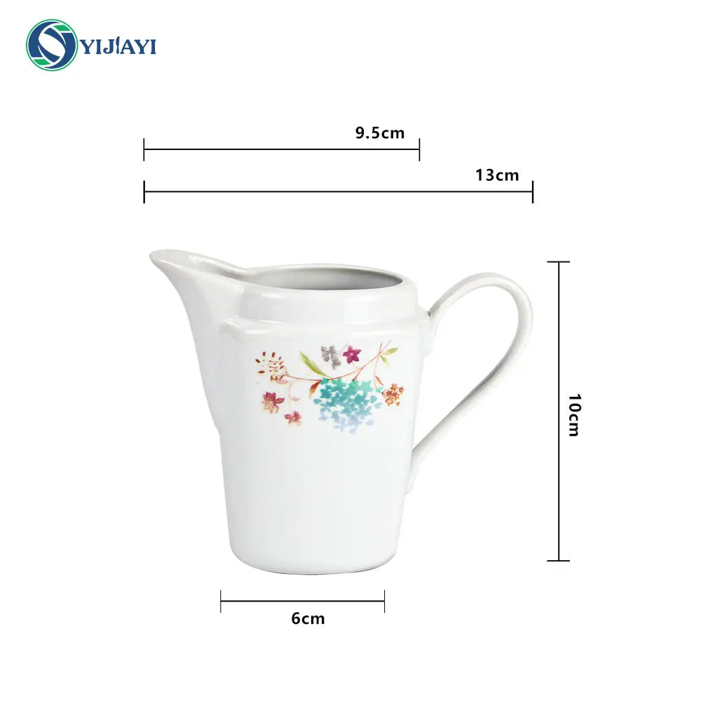 JIUWANG Wholesale Cheap Ceramic Round Customize Wedding Mug Bone China Tea Pakistan Dinnerware Set dinner set 72 pcs