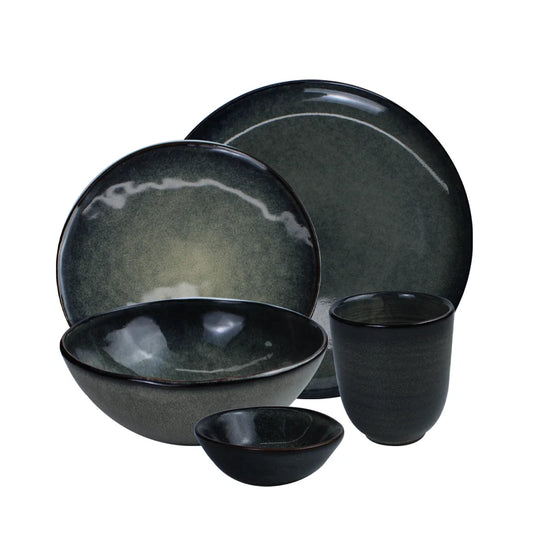 Luxury Stoneware Ceramic Dinnerware New Design Porcelain Dishes and Plates for Elegant Dining