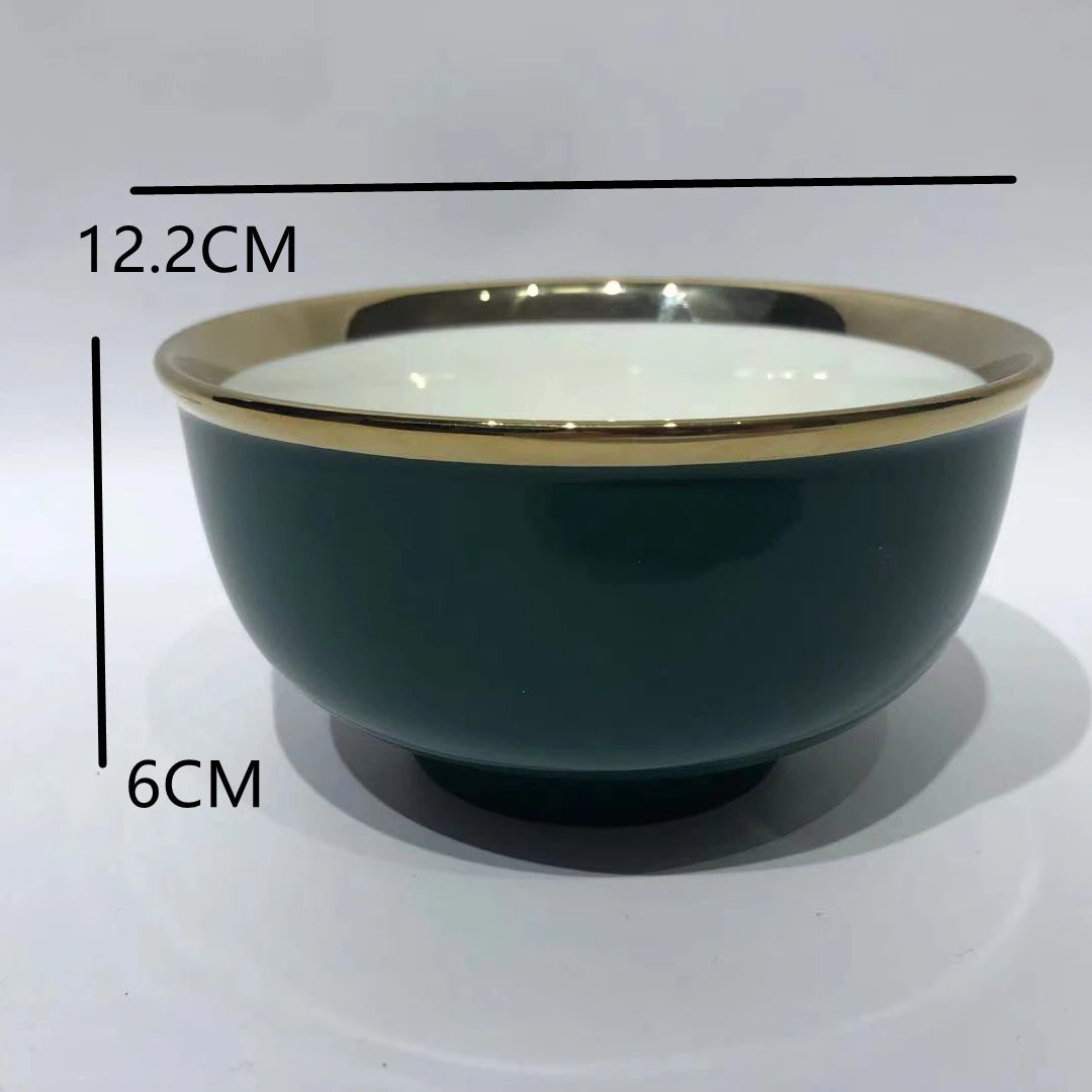 Wholesale New Design Food Grade Porcelain High-footed 5 Inch Bowl for Home and Restaurant