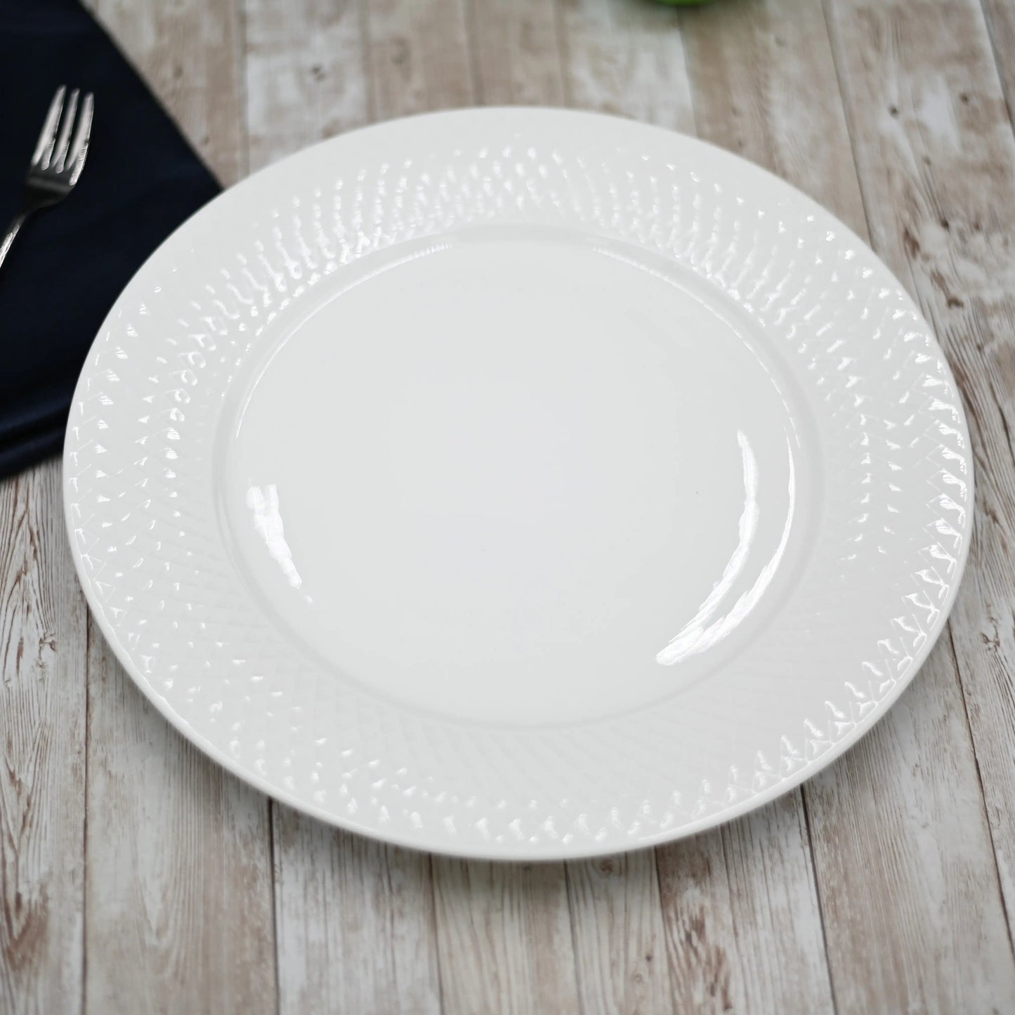 JIUWANG wholesale plate round of fine porcelain hotel dinnerware tableware for hotel restaurant