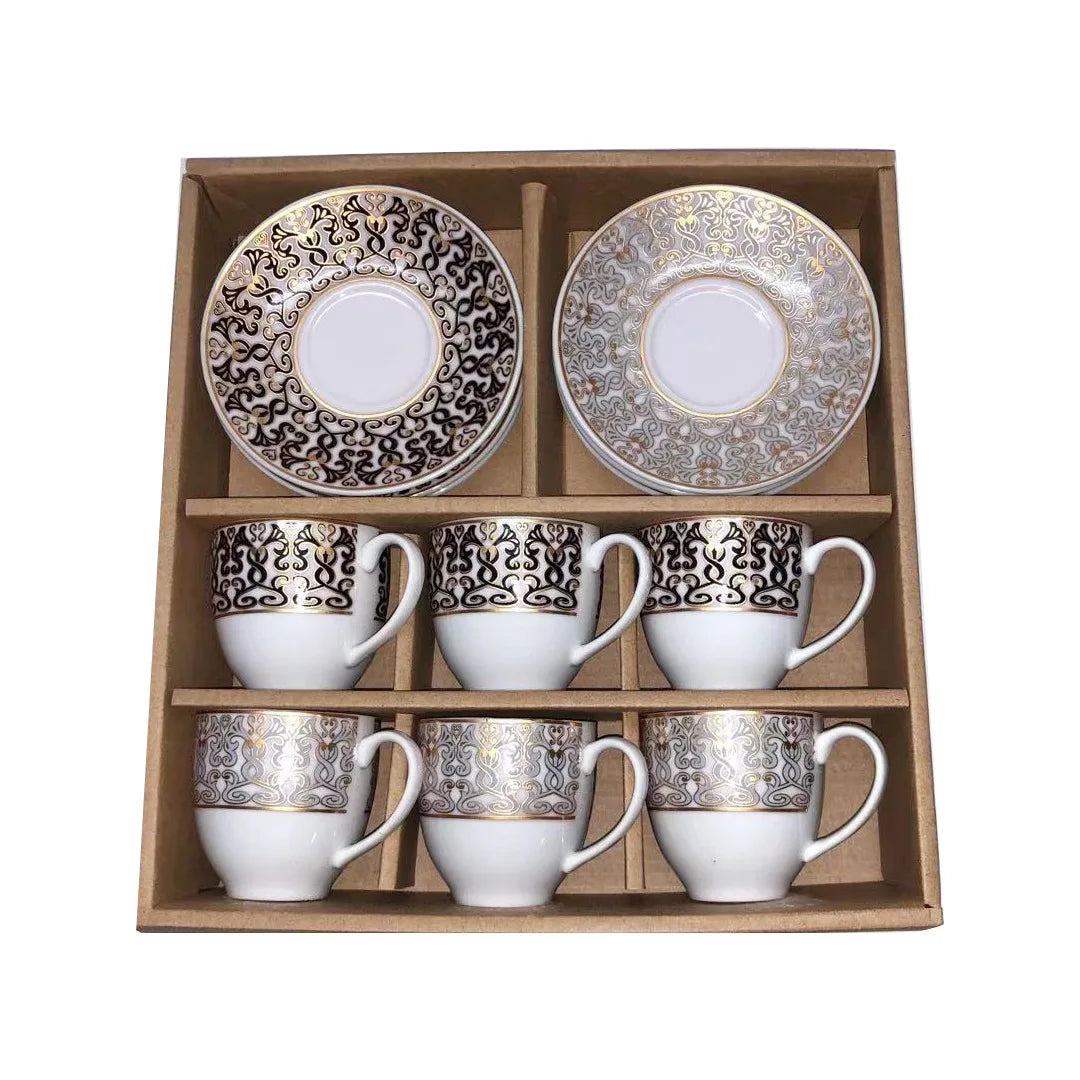 wholesales porcelain ceramic Ethiopian cold yard cups and saucers tea cups & saucers