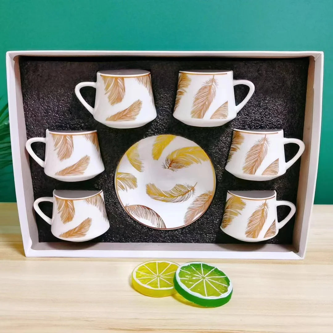 New Saudi Arabia ethiopian ceramic mug A cup of 90 ml Tea Cups & Saucers Coffee & Tea Sets coffee