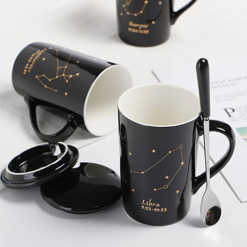 Marble Coffee Mug Set Est 2021 New Mug Gifts for New and Expecting Parents to Be Coffee Cup 14 Oz