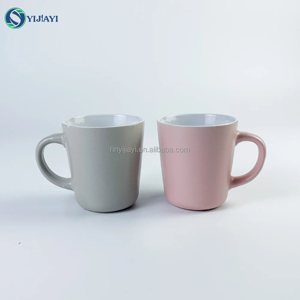 JIUWANG Customize Stock Ceramic tea MugS CupS 10oz 11oz 12OZ 14OZ 15OZ 16OZ Stoneware Coffee Blank