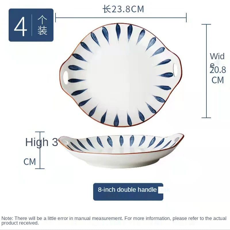 China manufacturer underglaze colour porcelain set ODM new bone china tableware porcelain dinner set  promotion gift custom logo