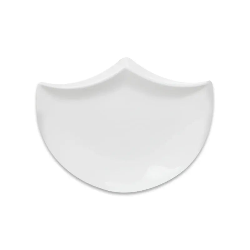 Custom Logo Full Range Size White Round Porcelain Ceramic Dinner Dessert Side Plate 6/8/10/12 Inches For Hoetl And Restaurant