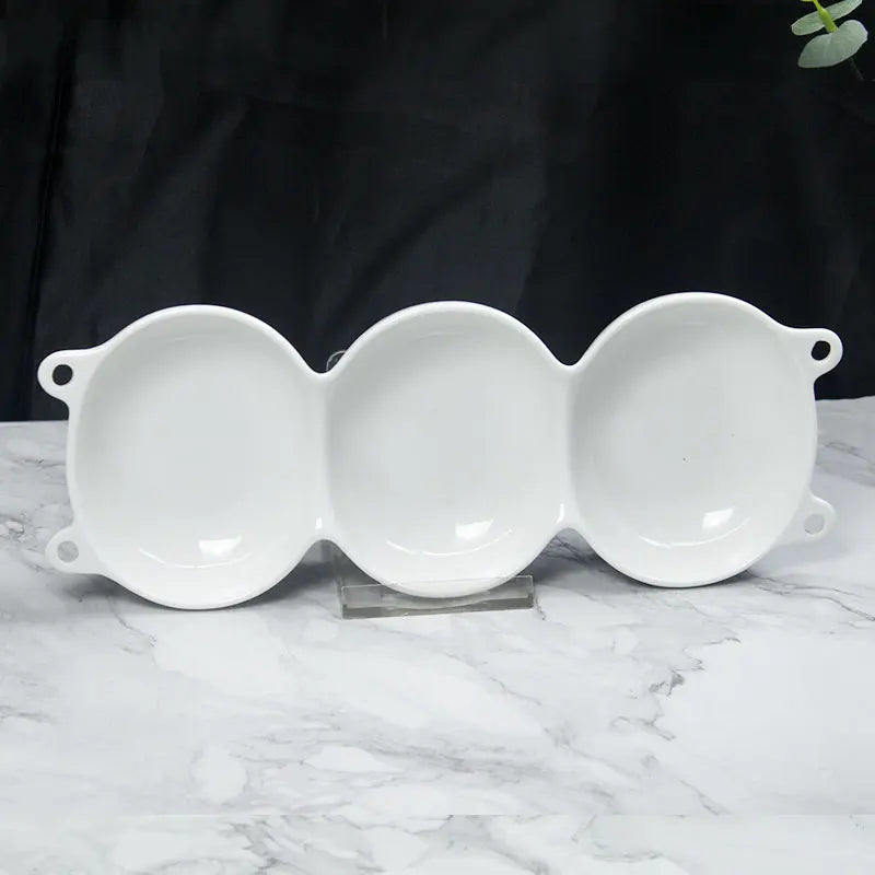 Round White Marble Homeware Ceramic Dinner Plates Elegant Wedding Round Marble Cheap Ceramic Dishes Plate