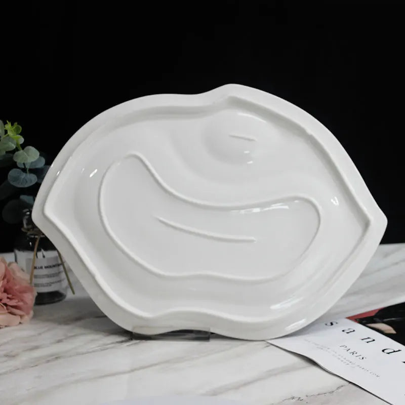 Custom New Design Pattern Hotel Dinnerware Porcelain Popular Wholesale Ceramic Plates Sets