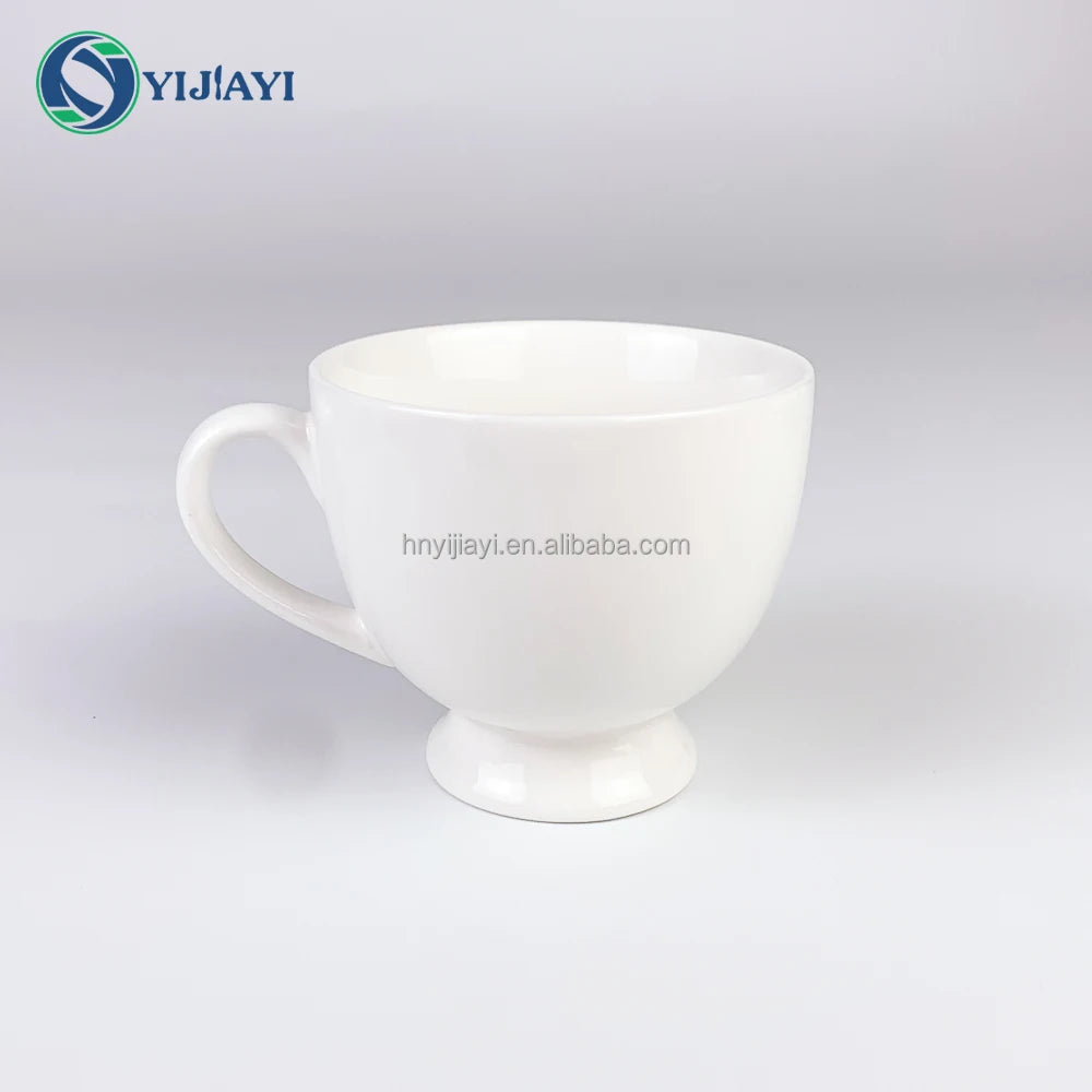 wholesale coffee tea cup set packing gift box  with drawer custom logo plain white ceramic porcelain cappuccino espresso