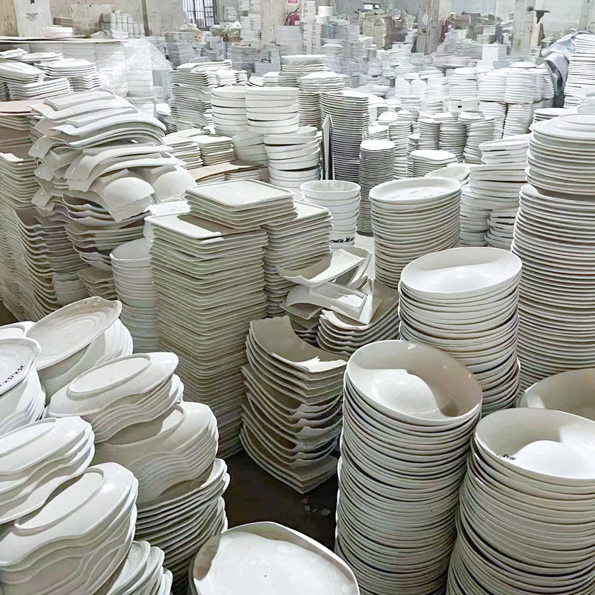 JIUWANG wholesale plate round of fine porcelain hotel dinnerware tableware for hotel restaurant