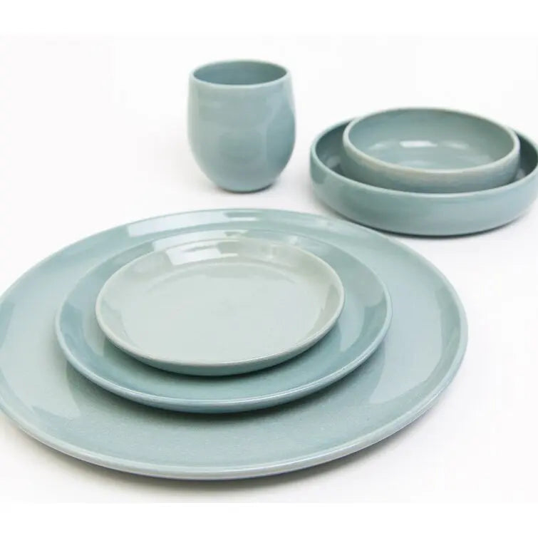 JIUWANG wholesale tableware  ceramic plates luxury ceramic stoneware plates & dishes bowl dinnerware sets factory