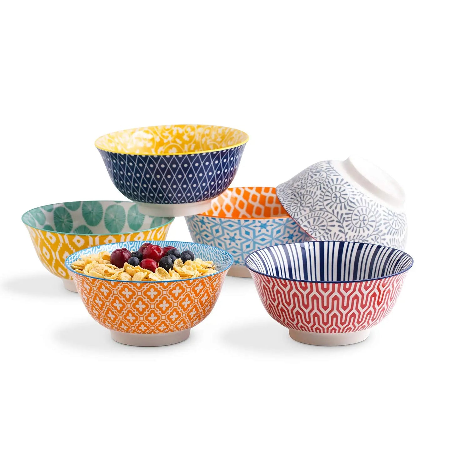 Ceramic Covered Souffle Cake Bowl With Lid Dishes Custard Pudding Cup Porcelain Ramekin For  Plant pattern ceramic bowls