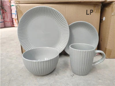 Manufacturer China colorful custom stoneware dinnerware ceramic dinner sets for wholesale