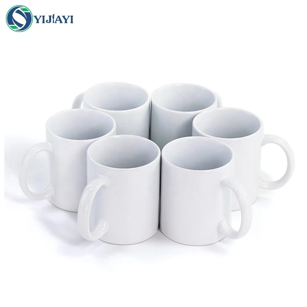 JIUWANG Wholesale High Quality Ceramic Coffee Mug 10oz11oz15oz printable magic color change cup  sublimation valentine' s day