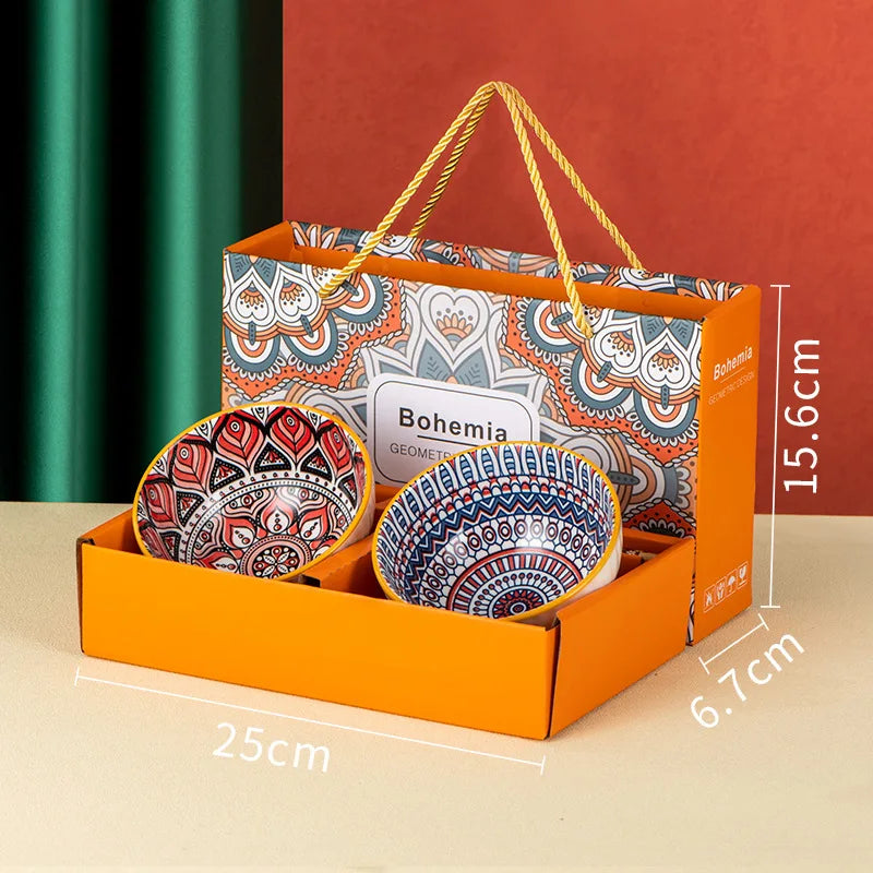 hot selling Japanese style ceramic bowl 4.5inch with gift box packaging