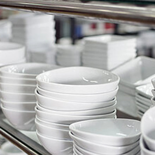 Factory Bulk Sell Stocked White Ceramic Porcelain Plain White Plate Sell By Ton Ceramic Plate full dinner service geschirrset