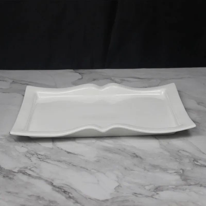 Popular Wholesale Ceramic Plates Sets Dinnerware Sets Modern European Marble Design Ceramic Porcelain Dinner Sets