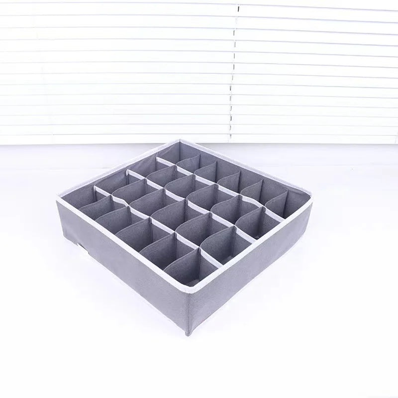 Closet Drawer Organizer Divider Storage Box Underwear Bra Sock 24-piece Storage Box