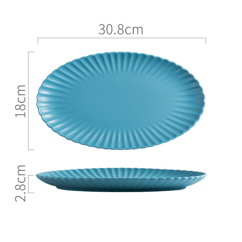 Made in China Bohemia Spot stock dinnerware ceramic dishes charger plates bowl Dishes & Plates