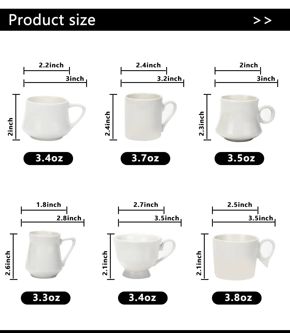 China factory hotel white porcelain is reusable and customizable  tea cup and saucer set ceramic Coffee & Tea Sets