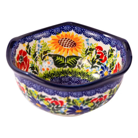 Polish Style Retro Floral Luxury Ceramic Dim Sum Salad Ceramic dishes Porcelain Bowl Plates Assiette Tableware Dinner Set