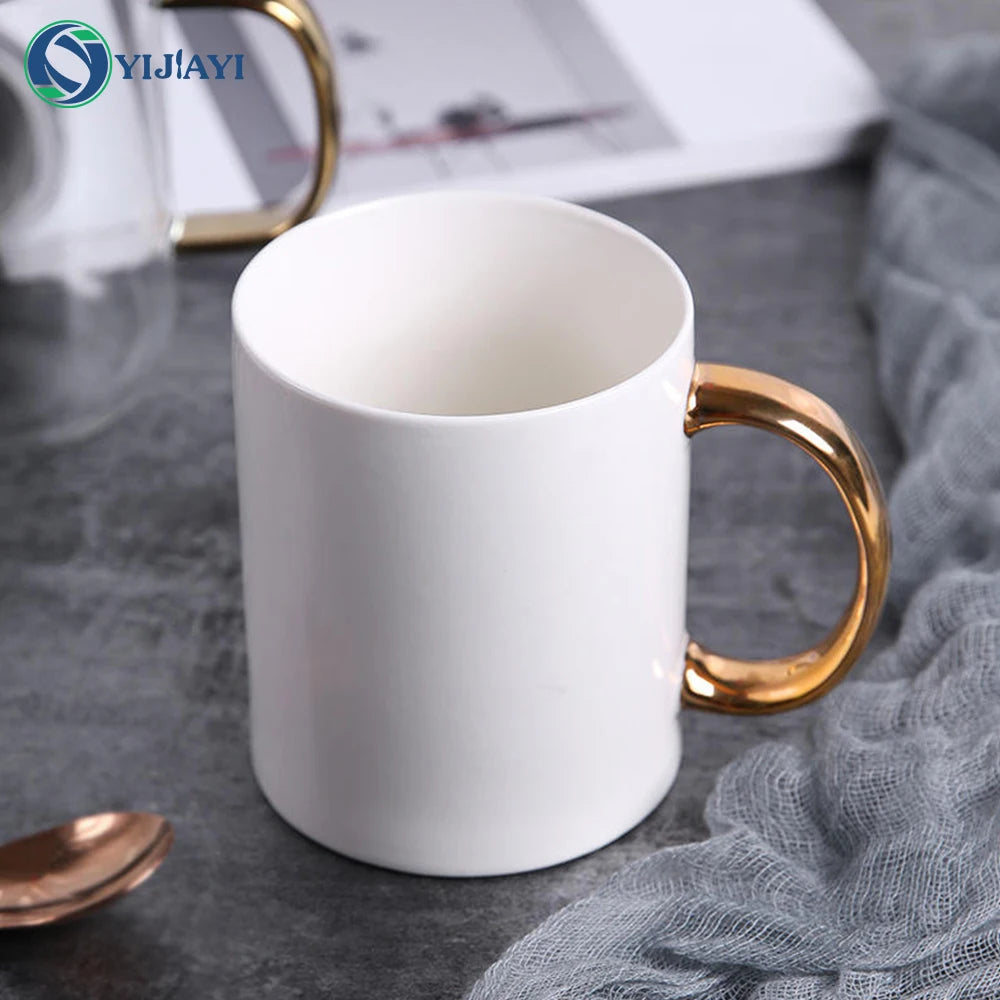 JIUWANG Modern Design 200ml Bone China Tea Cups Coffee Mugs Sets Wholesale Porcelain Tea Mugs Saucer Chaozhou Manufacturing