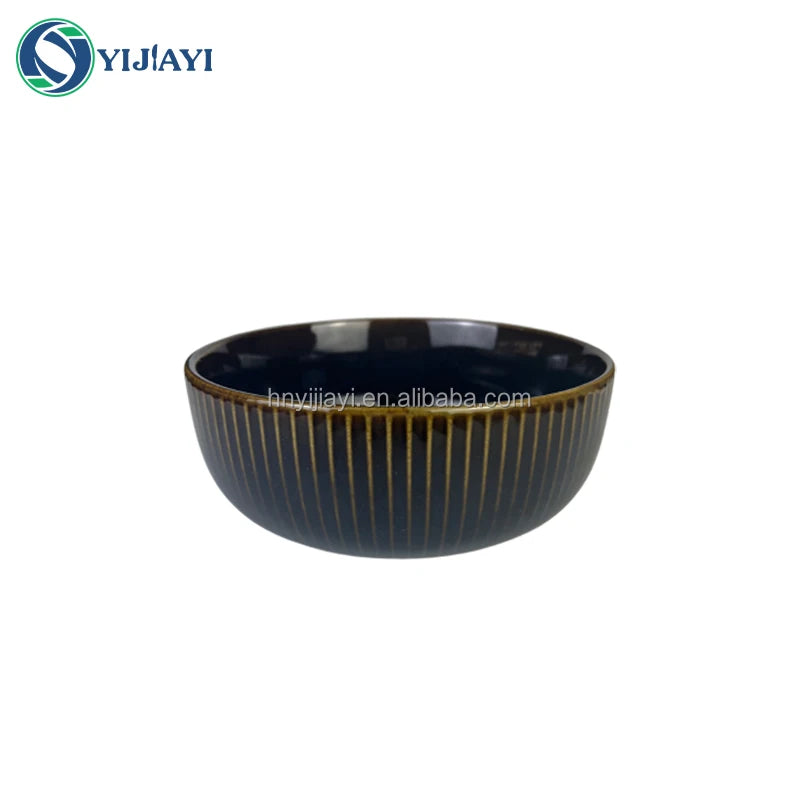 JIUWANG wholesale custom ceramic  Glazed Stoneware Ceramic Dinnerware soup bowl dinner sets soup bowl and saucer porcelain