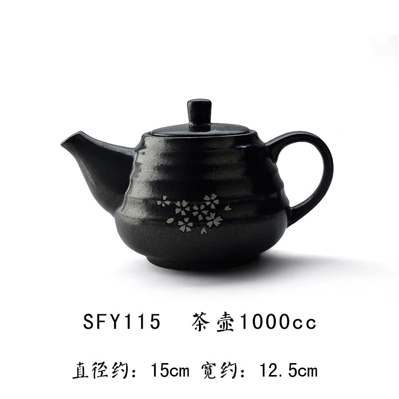 customized traditional art design  design  6pcs  cups saucers tea pot ceramic tea set