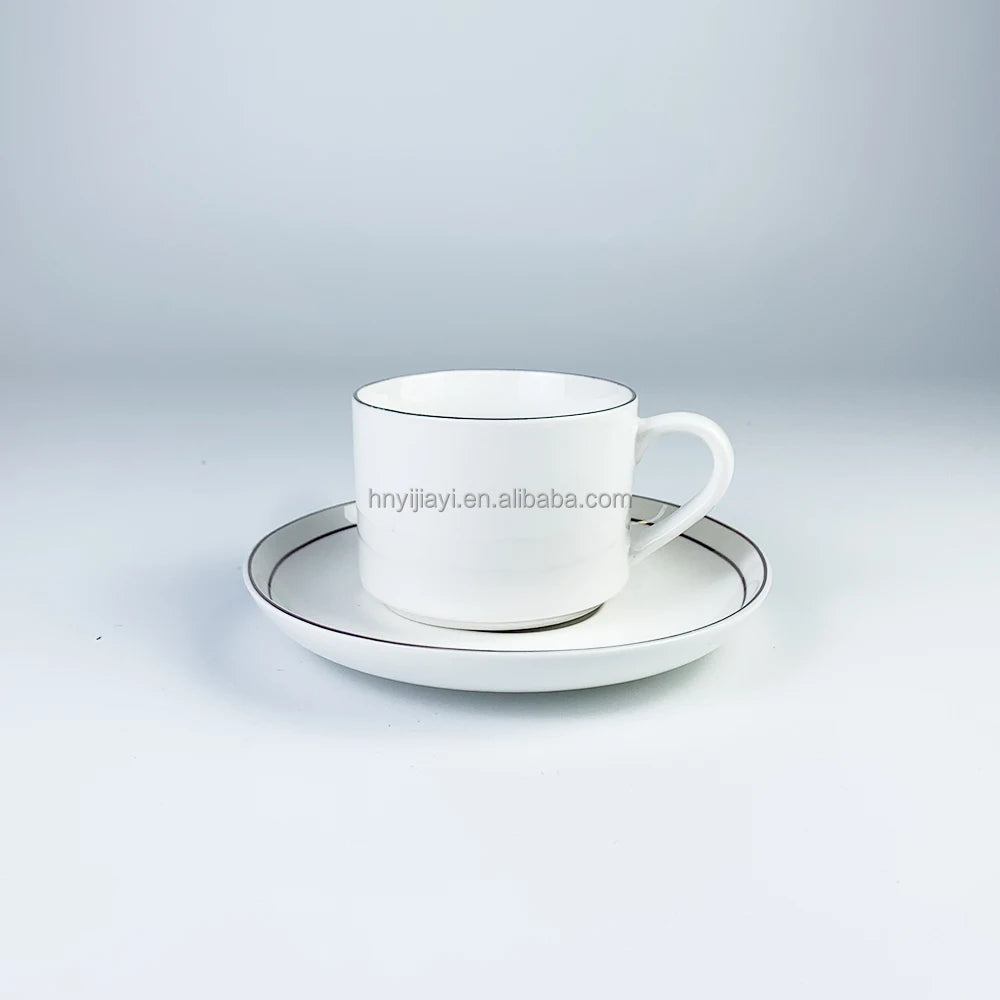 Wholesale manufacturing in China bone china  cup cafe fine porcelain tea ceramic Coffee mugs sets