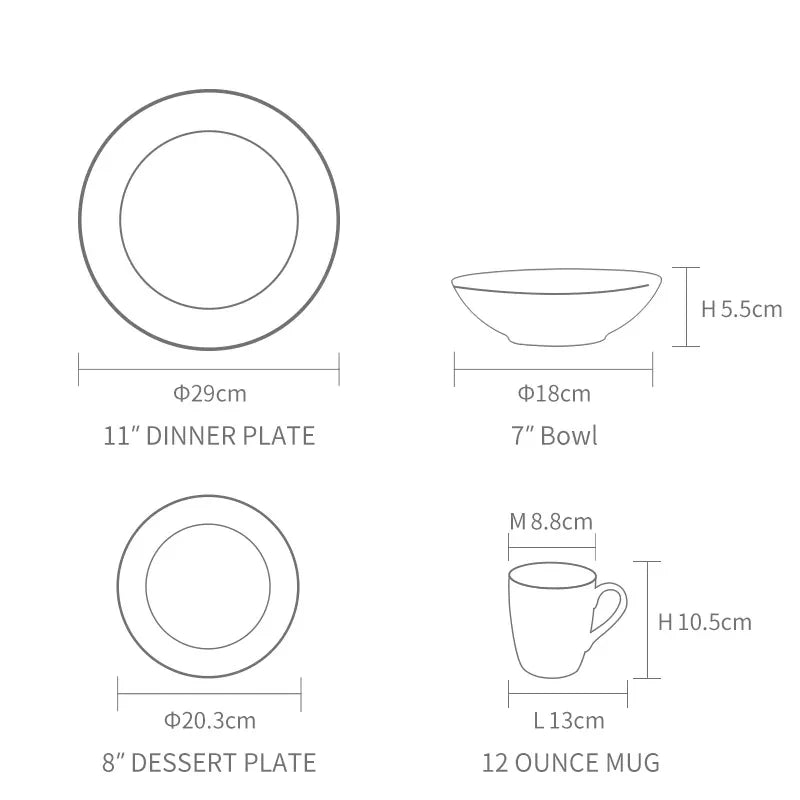 JIUWANG wholesale china porcelain luxury dishes vajilla de cermica ceramic set dinnerware set