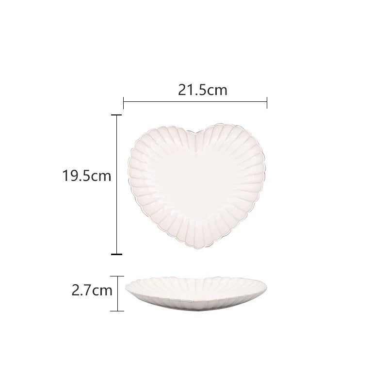 High Quality Ceramic Tableware Set Modern Creative Porcelain Soup Bowl Plate For Household Restaurant