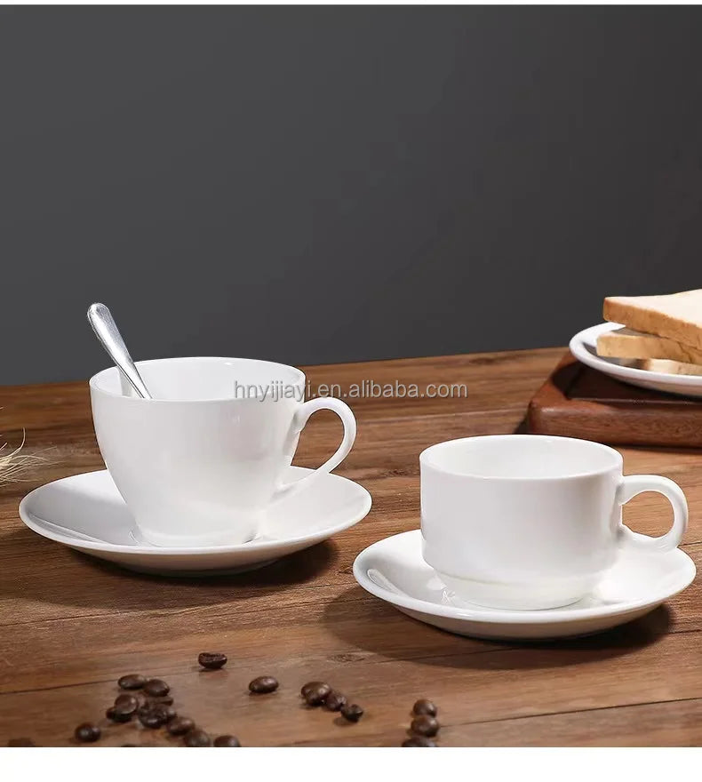 Custom glazed ceramic coffee cups are available tea cups saucers ceramic Coffee & Tea Sets