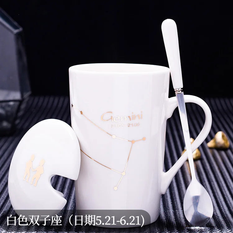 Marble Coffee Mug Set Est 2021 New Mug Gifts for New and Expecting Parents to Be Coffee Cup 14 Oz