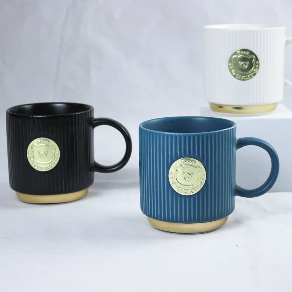 nordic style custom color ceramic mug manufacturer luxury coffee mugs with custom logo