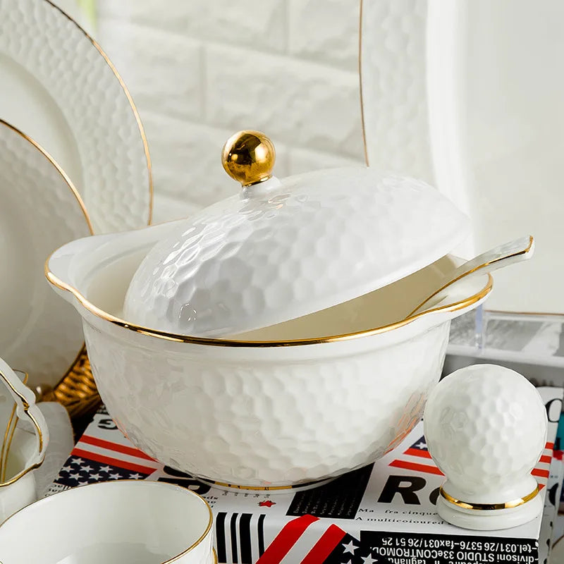 Cheap Price Unique Plate British Porcelain Dinner Sets