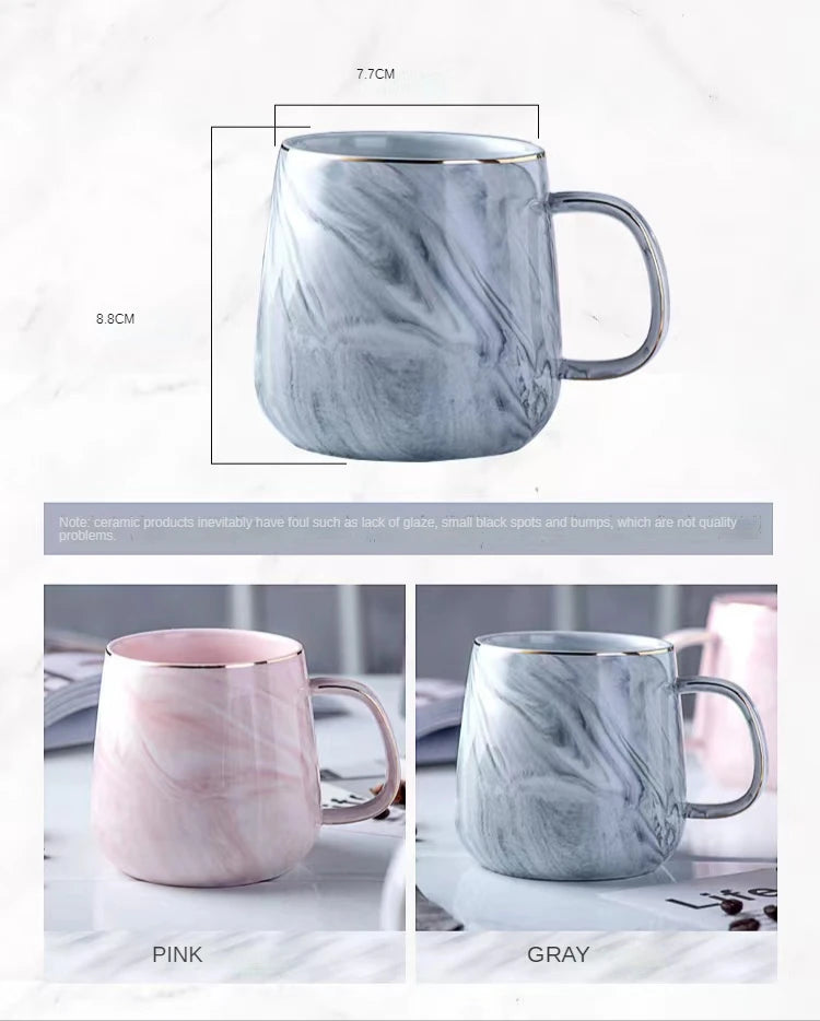 marble ceramic couple cup china gift wedding pink return gift mugs item box bag luxury mug gifts set for wedding