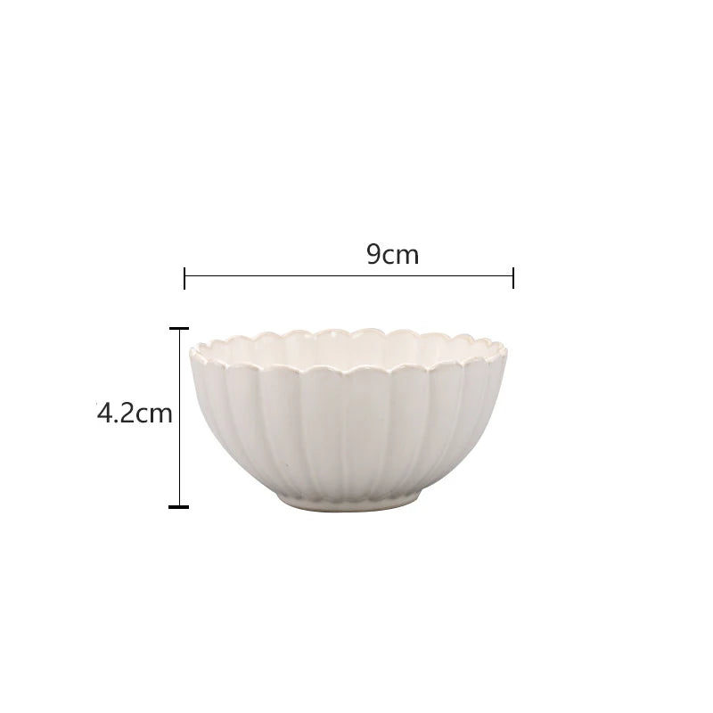 High Quality Ceramic Tableware Set Modern Creative Porcelain Soup Bowl Plate For Household Restaurant