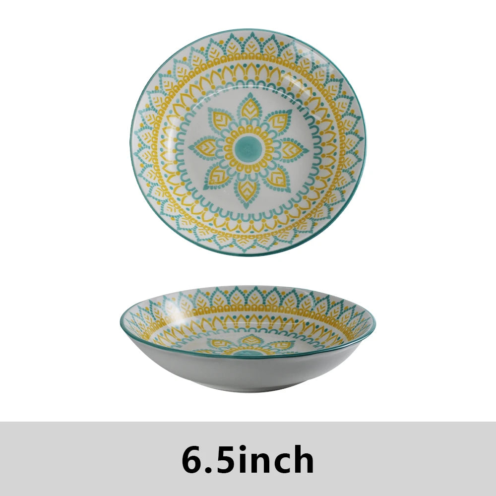 Made in China Bohemia ton porcelain plates sets new design white porcelain Stocked ceramic dishes & plates