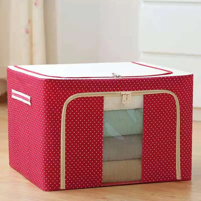 2020 New Home Storage and Finishing Storage Box with Lid  Multiple Capacities Foldable Fabric Shirt Organizer