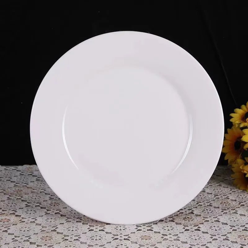 luxury dubai gold rim ceramic porcelain dinner sets wedding charger plate set for party cheap price rattan charger plates