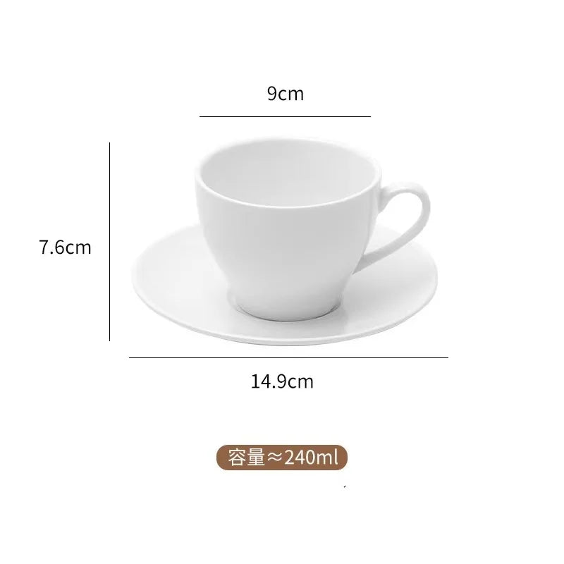 Wholesale manufacturing in China factory bar bone china tea cup cafe fine porcelain tea pot ceramic Coffee mugs