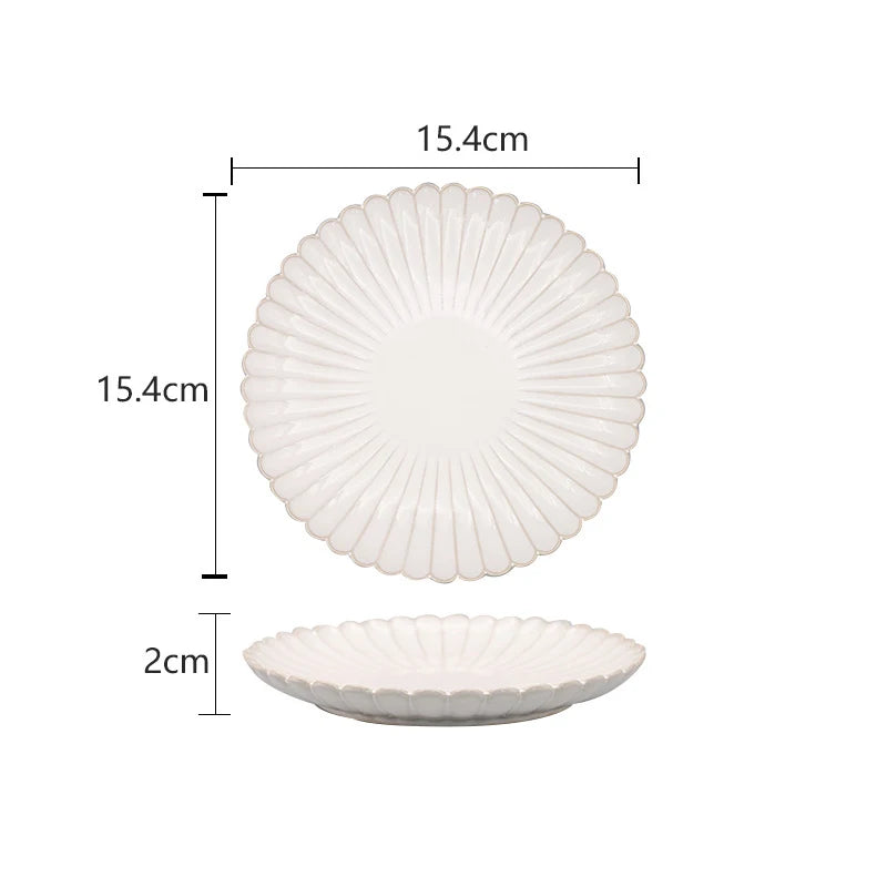 High Quality Ceramic Tableware Set Modern Creative Porcelain Soup Bowl Plate For Household Restaurant