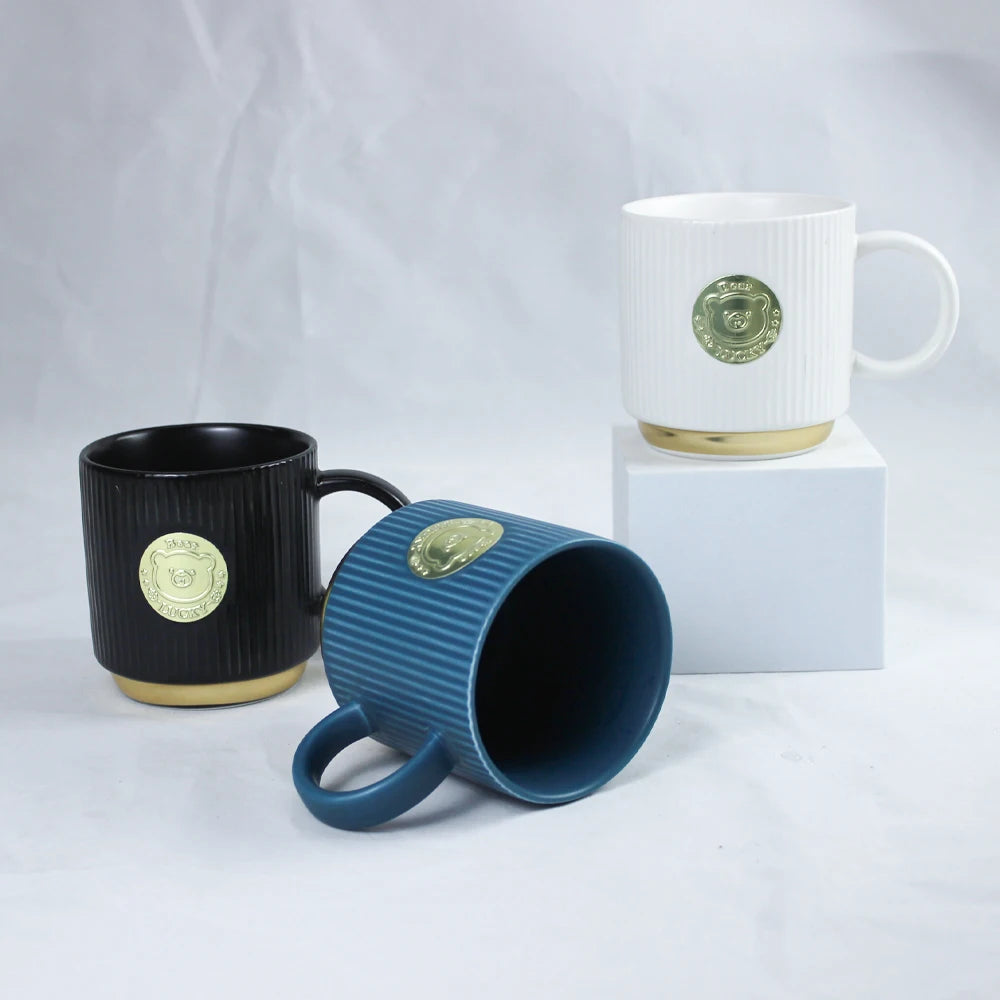 manufacture custom nordic matte ceramic mug luxury coffee mugs with logo