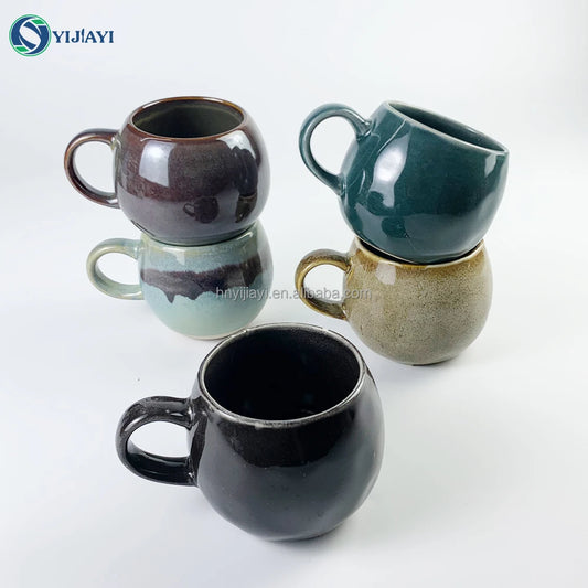 JIUWANG Stock Ceramic MugS CupS 11oz Stoneware Coffee Blank