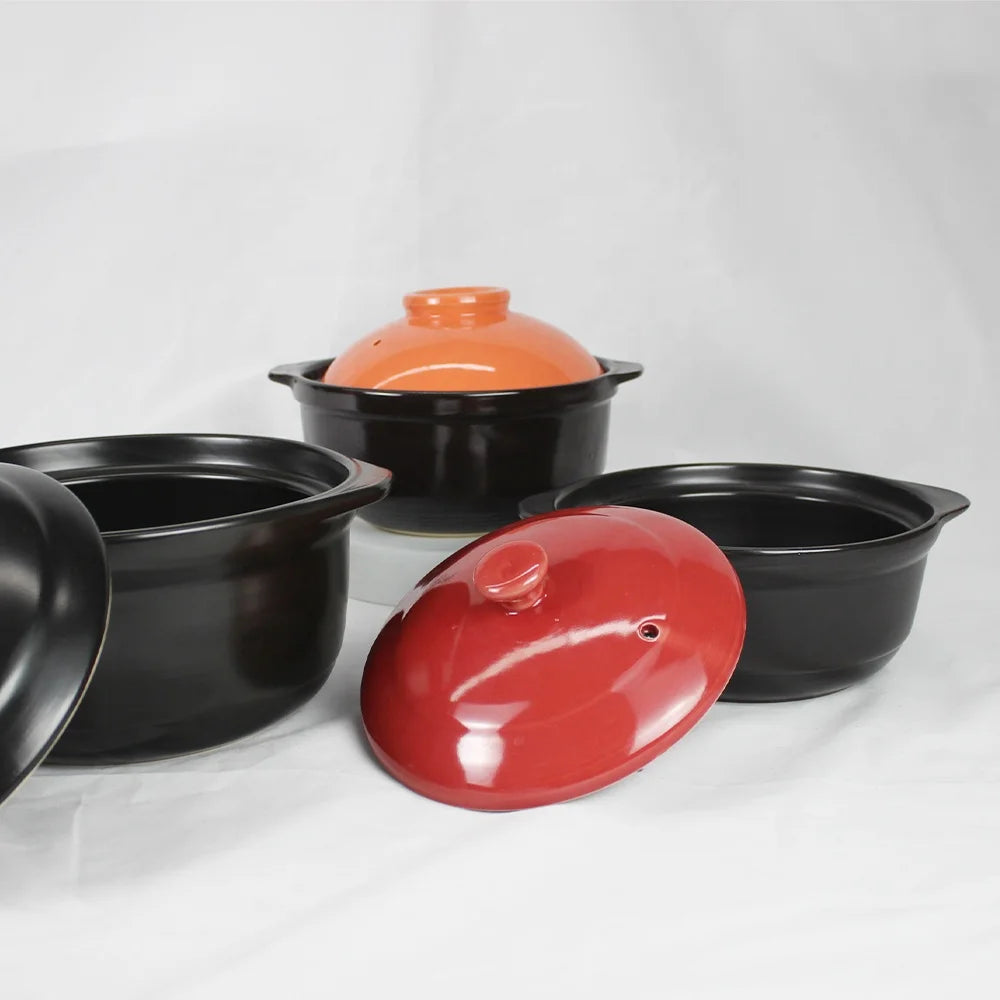 Promotional various durable using large casserole ceramic pot for restaurant